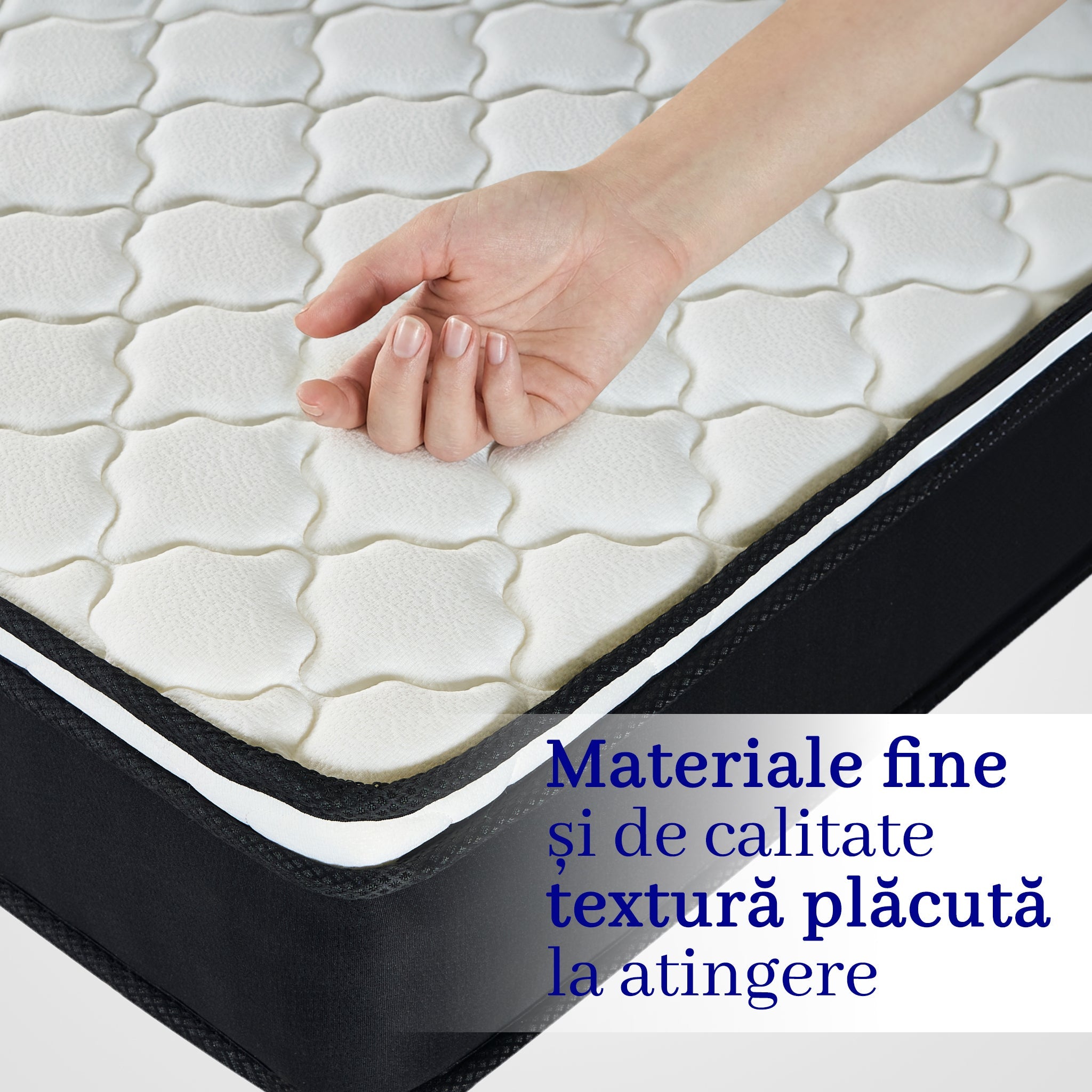 Saltea dumonde Imperio Deluxe Pocket 160x200 cm, arcuri individuale, spuma cu memorie, superortopedica, grosime 30 cm