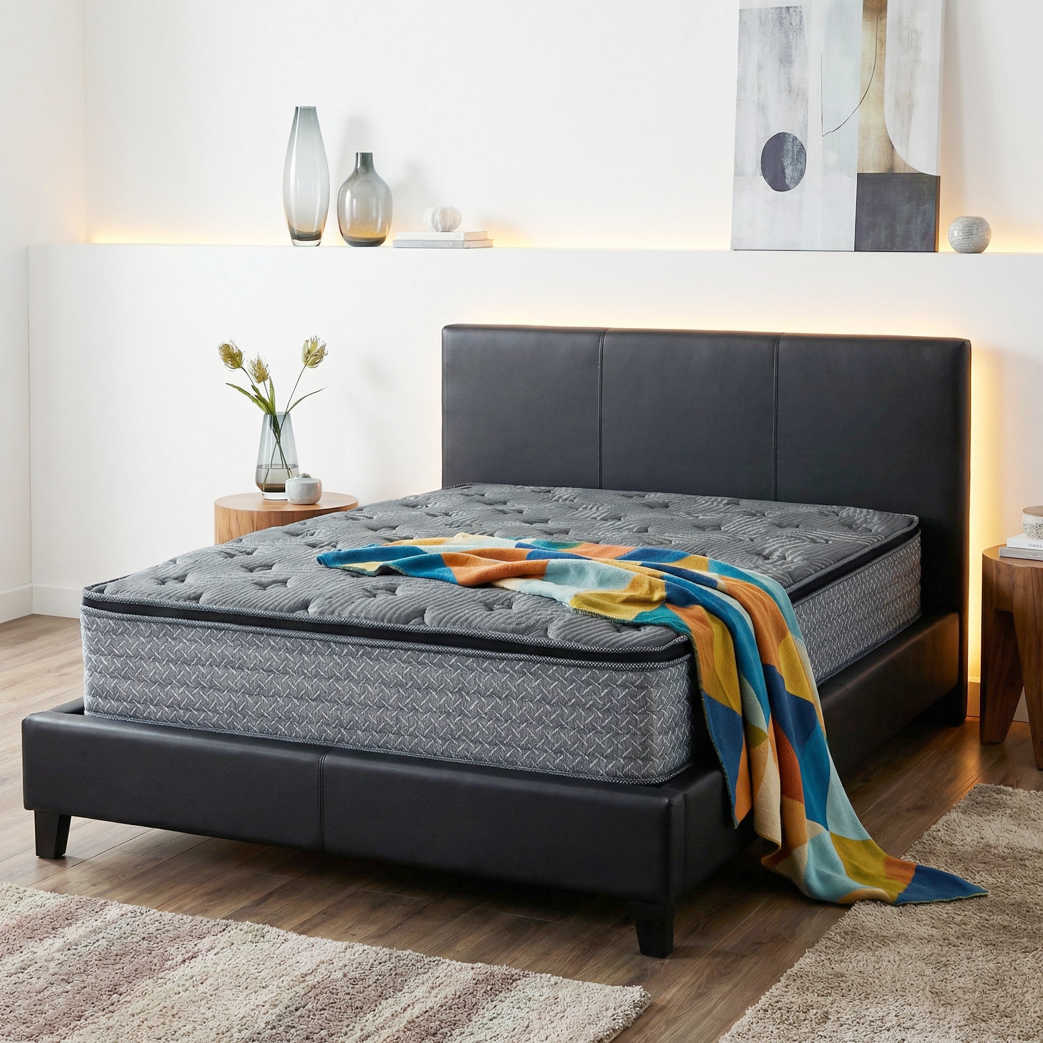 Saltea dumonde Altessa Supreme Pocket 140x200 cm, arcuri individuale, spuma cu memorie, superortopedica, grosime 30 cm