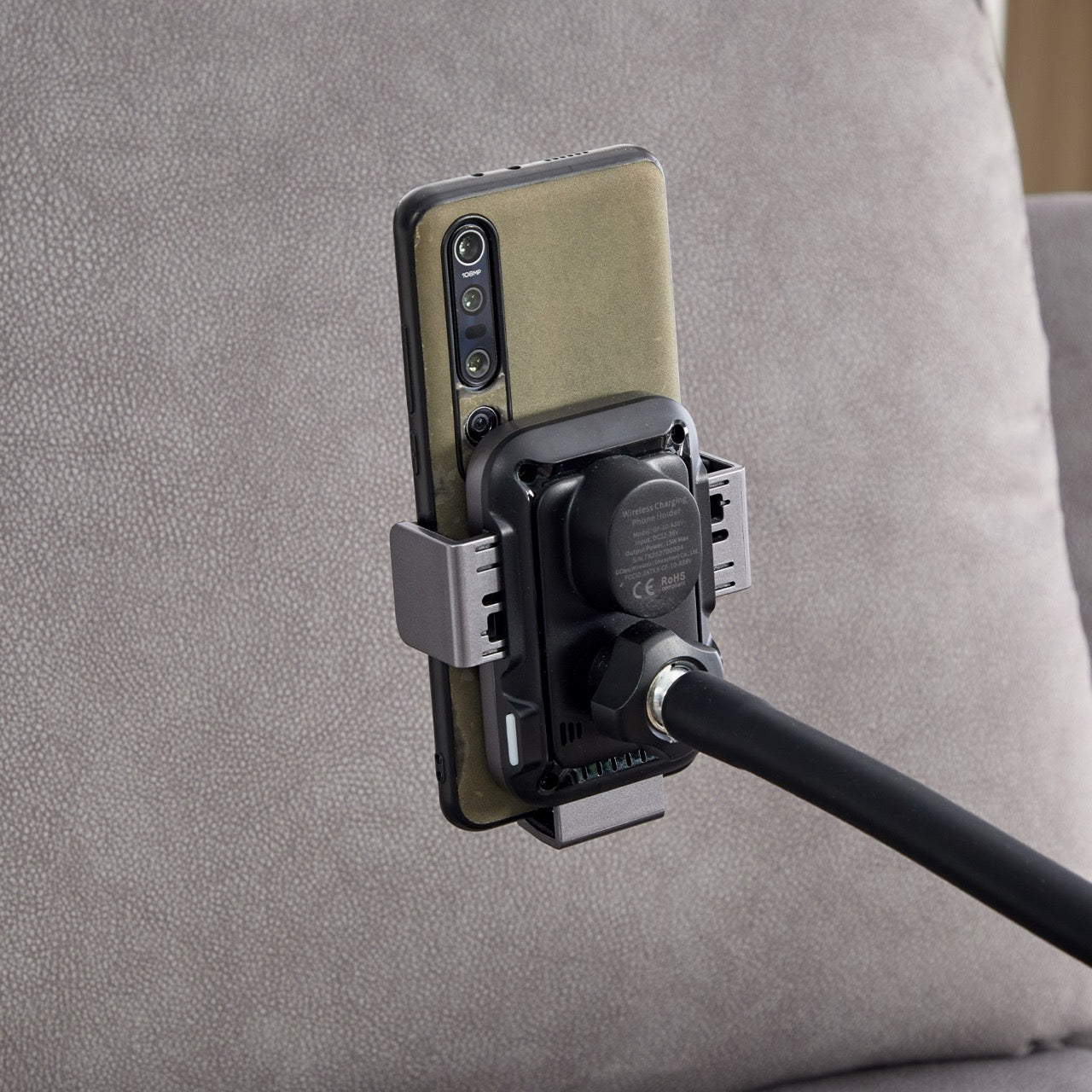 Fotoliu recliner electric dumonde cu funcție de balansare ,rotire și incarcare wirelles Elvara