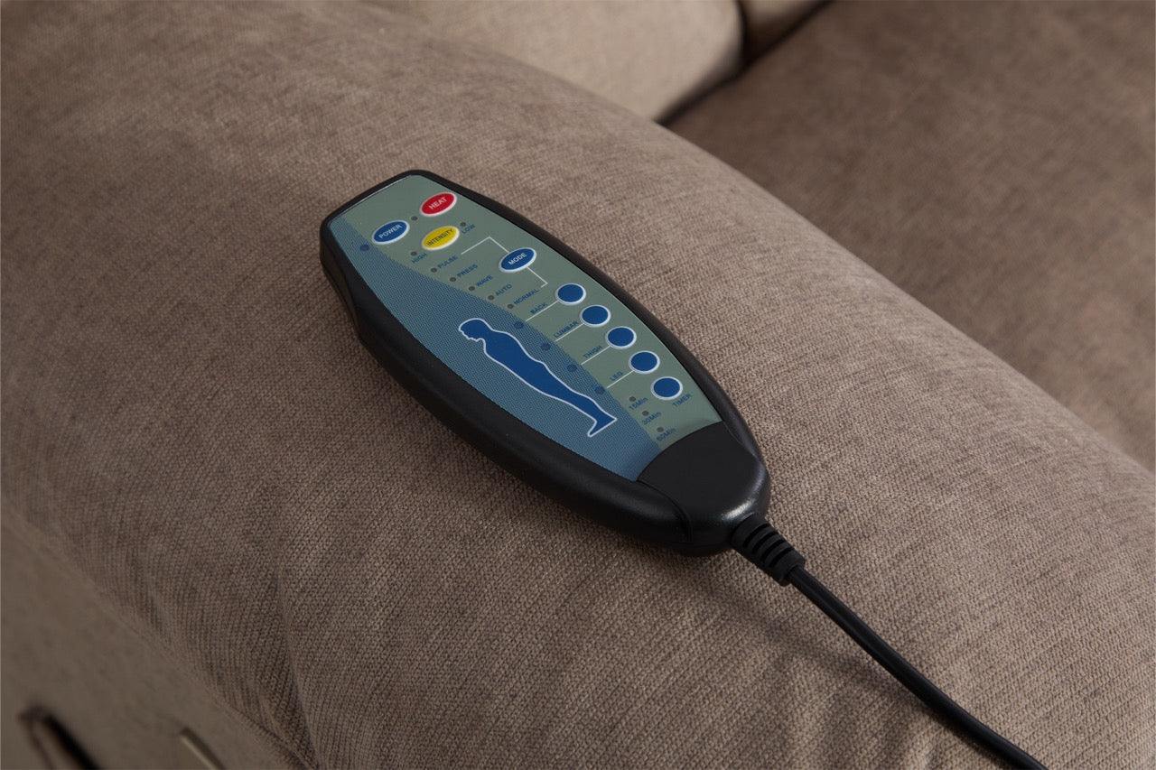 Fotoliu recliner electric dumonde cu funcție de balansare ,rotire și masaj în 8 puncte Novera