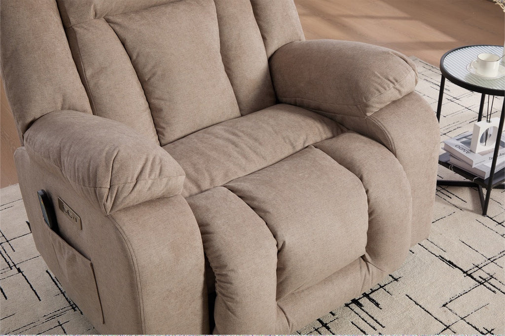 Fotoliu recliner electric dumonde cu funcție de balansare ,rotire și masaj în 8 puncte Novera
