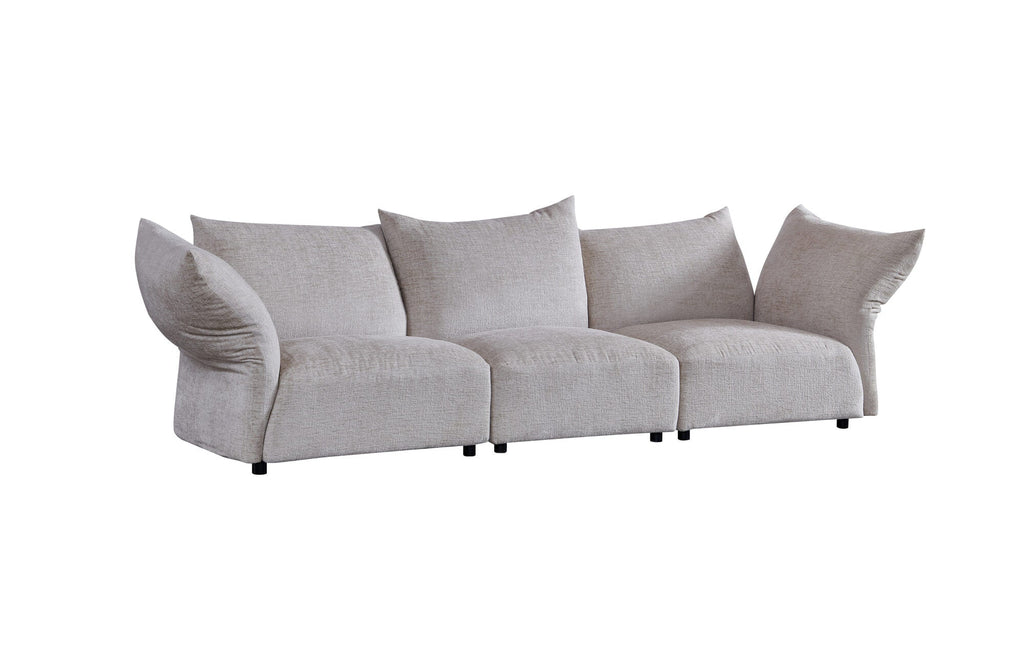 Canapea semirotunda dumonde cu șezut confortabil din spumă HR Vogue 460x131 cm