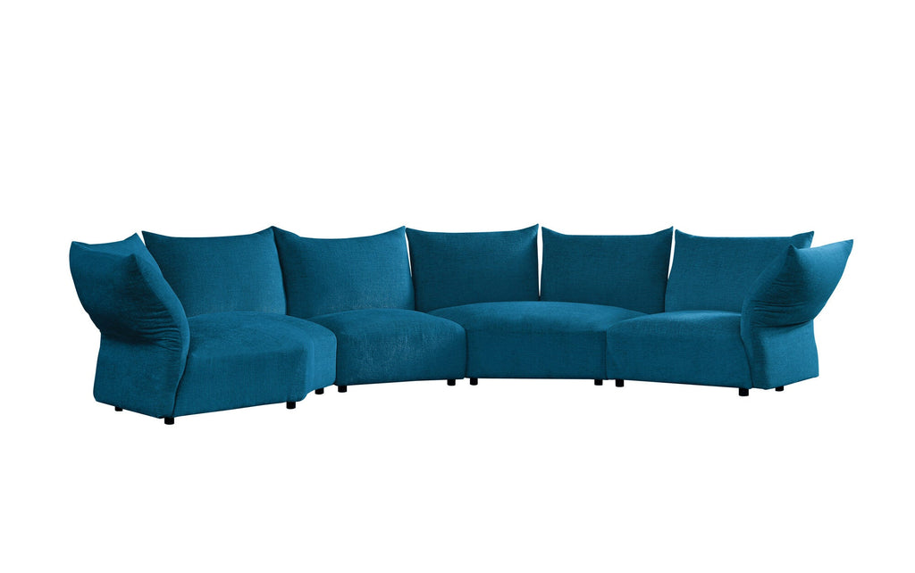 Canapea semirotunda dumonde cu șezut confortabil din spumă HR Vogue 460x131 cm