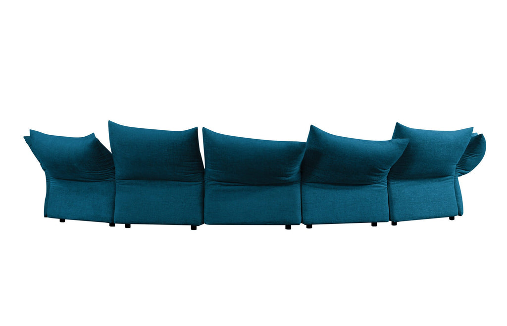 Canapea semirotunda dumonde cu șezut confortabil din spumă HR Vogue 460x131 cm