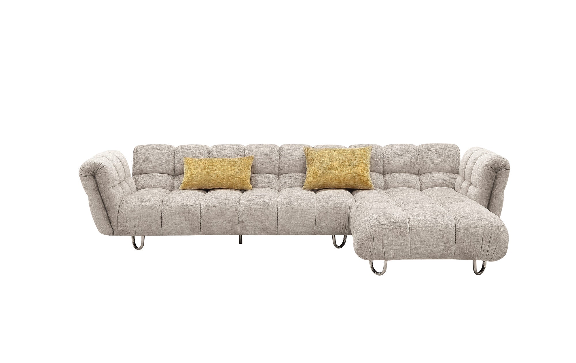 Coltar dumonde cu sezut confortabil din spuma high-density Luxe 330x104 cm