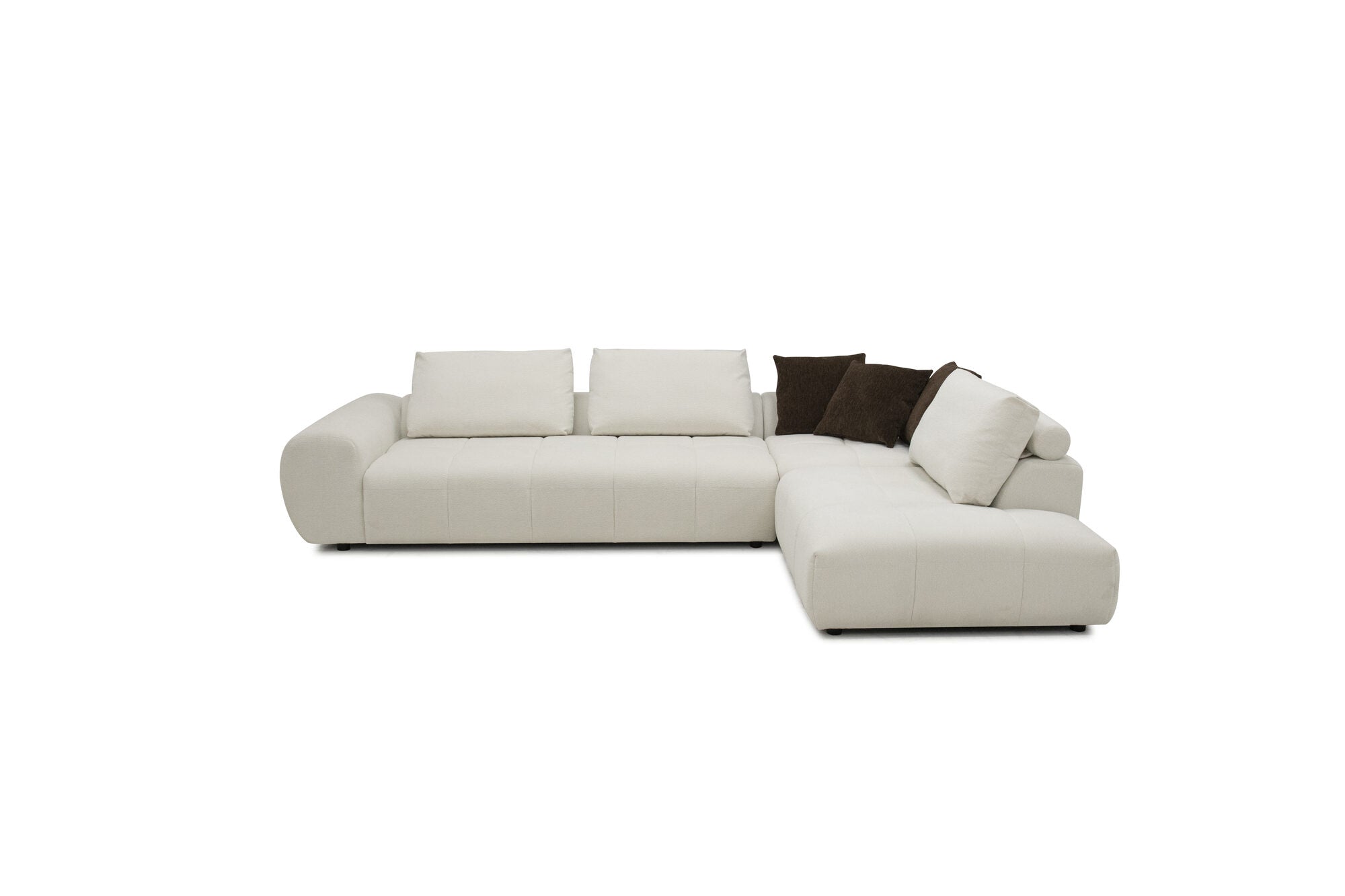Colțar extensibil dumonde cu sezut confortabil din spuma high-density Allure 325x107 cm
