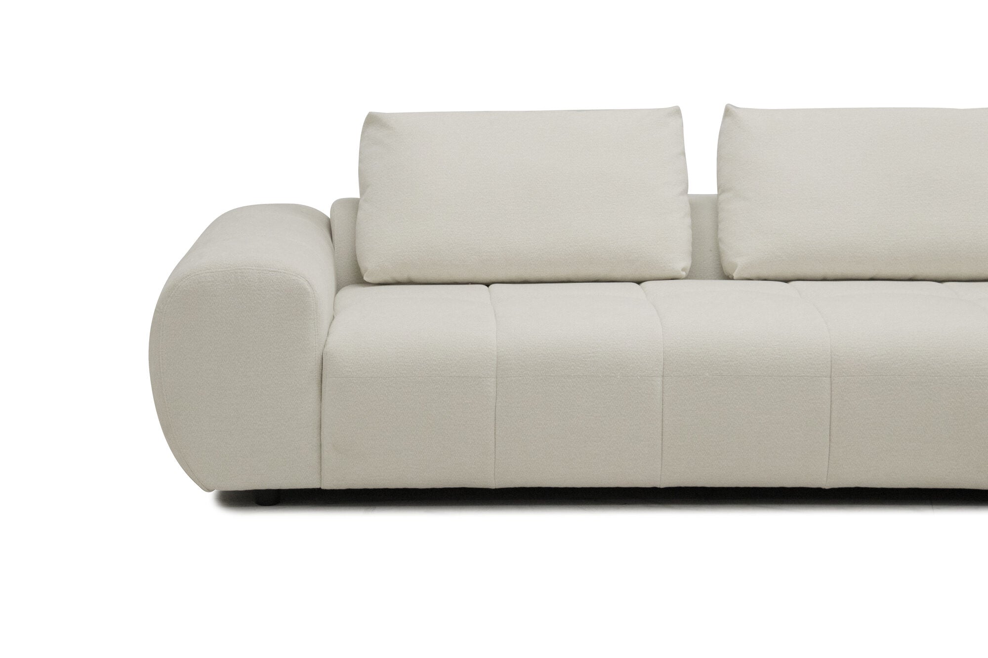 Colțar extensibil dumonde cu sezut confortabil din spuma high-density Allure 325x107 cm