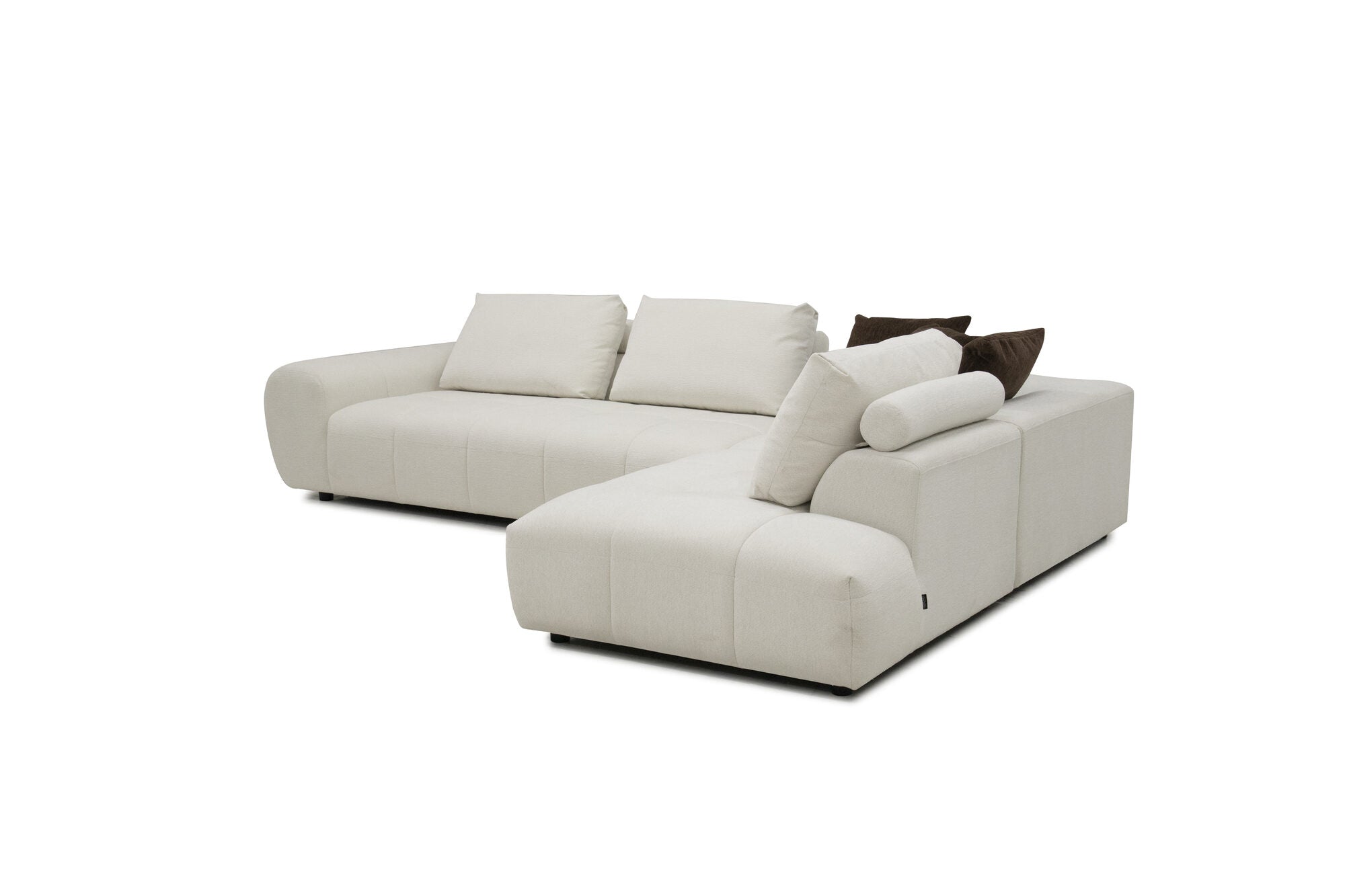 Colțar extensibil dumonde cu sezut confortabil din spuma high-density Allure 325x107 cm