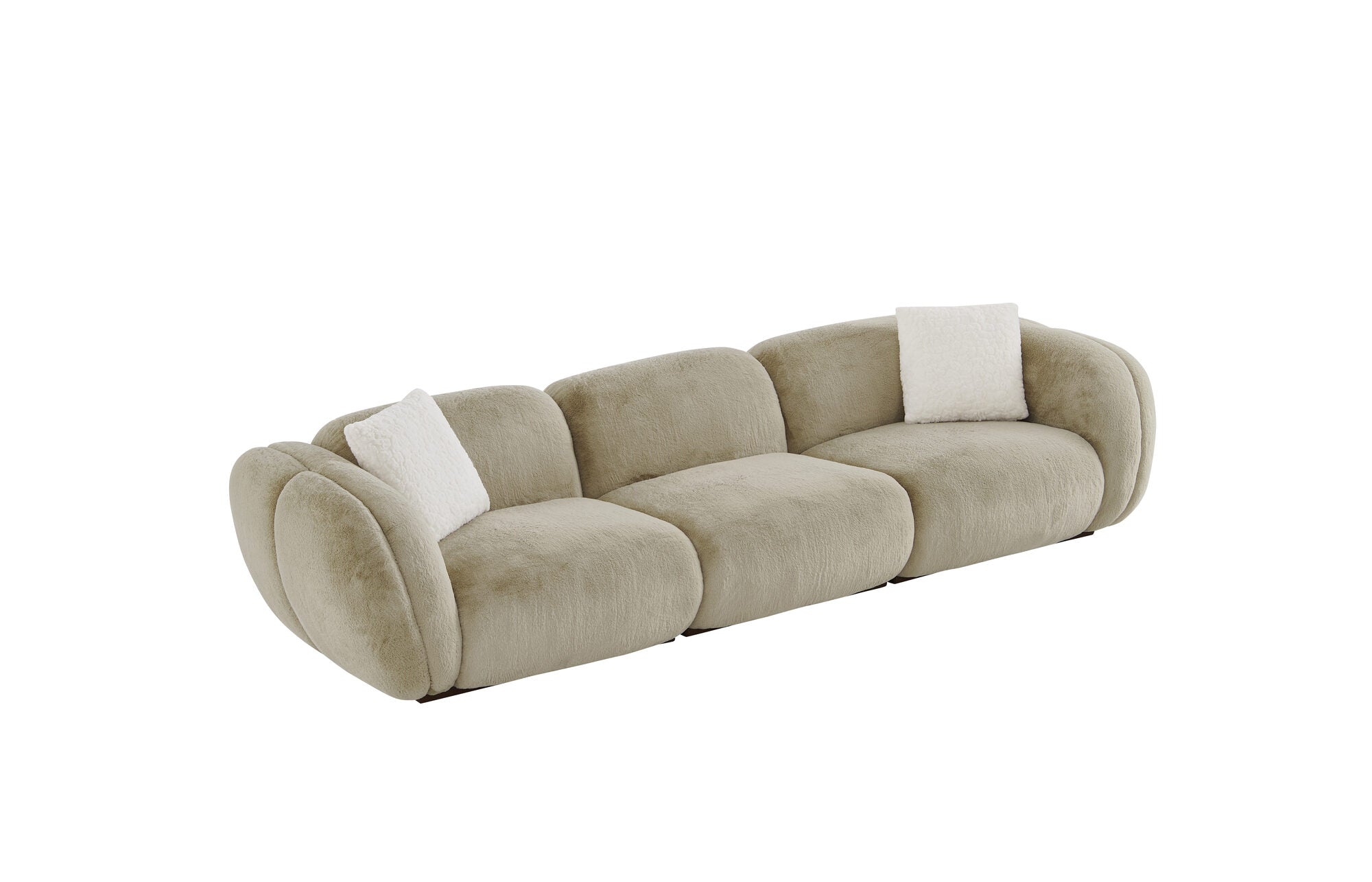 Canapea dumonde cu sezut confortabil din spuma high-density Eternity 318x112 cm