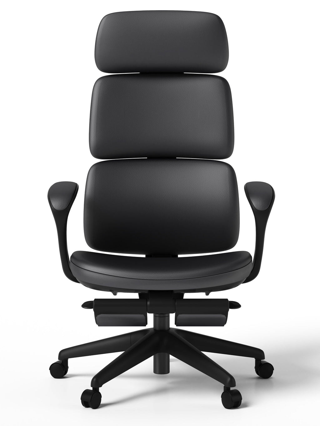 Scaun ergonomic profesional modern Neo dumonde, cotiere ultra moi, mecanism multifunctional inclinare/blocare, suport picioare, negru