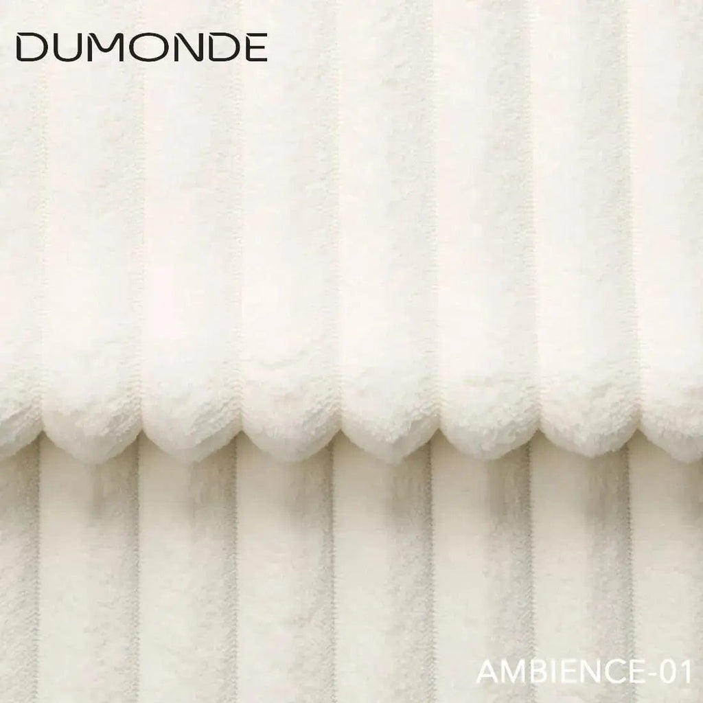 Colțar extensibil dumonde cu ladă de depozitare si sezut confortabil din spuma high-density, Berlin U Ambience Ivory 380x180 cm