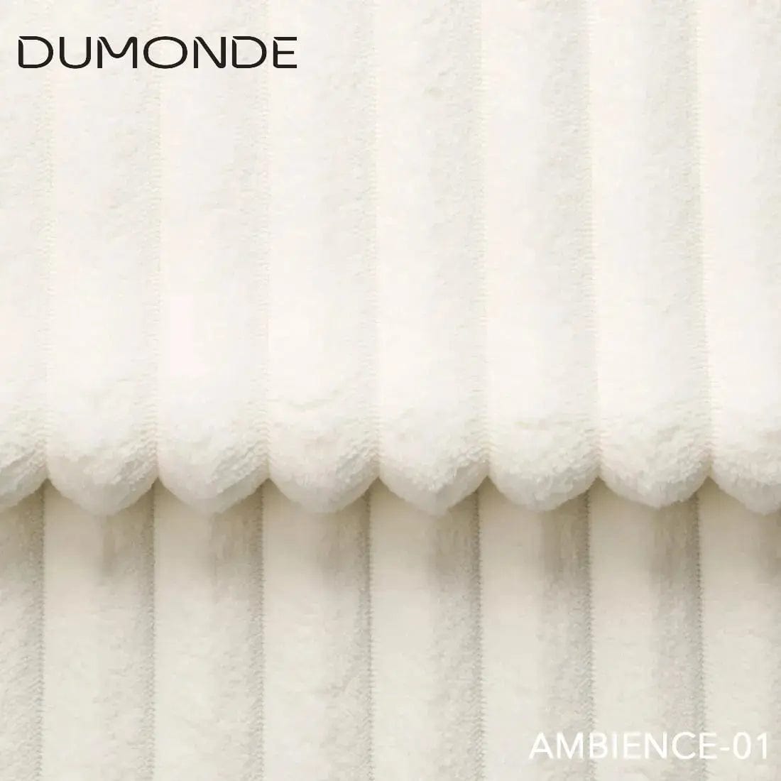 Colțar extensibil dumonde cu ladă de depozitare si sezut confortabil din spuma high-density, Berlin U Ambience Ivory 380x180 cm