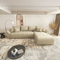Colțar extensibil dumonde cu ladă de depozitare si sezut confortabil din spuma high-density, Berlin XL Enjoy Camel 350x185 cm II