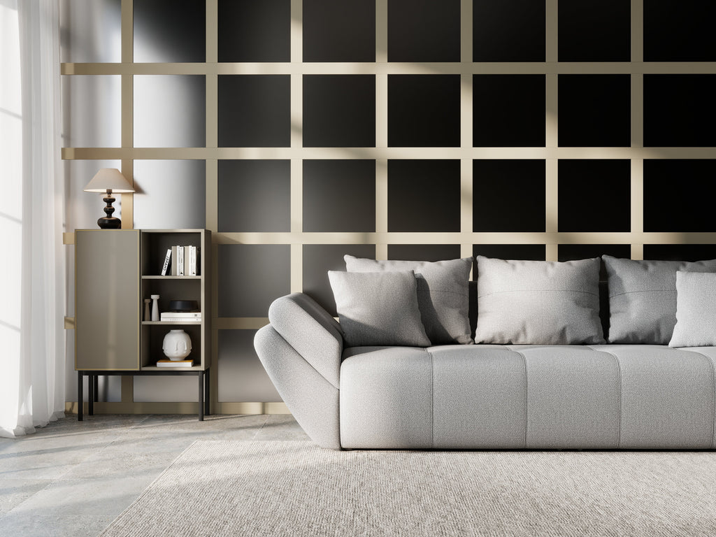 Canapea extensibilă dumonde cu ladă de depozitare si sezut confortabil din spuma high-density, Berlin Enjoy Grey 250x100 cm