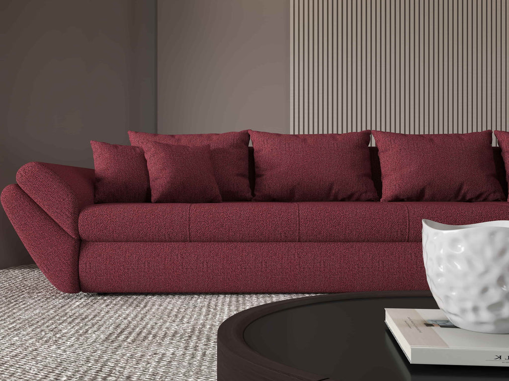 Colțar extensibil dumonde cu ladă de depozitare si sezut confortabil din spuma high-density, Loana XL Enjoy Winery II 335x185 cm