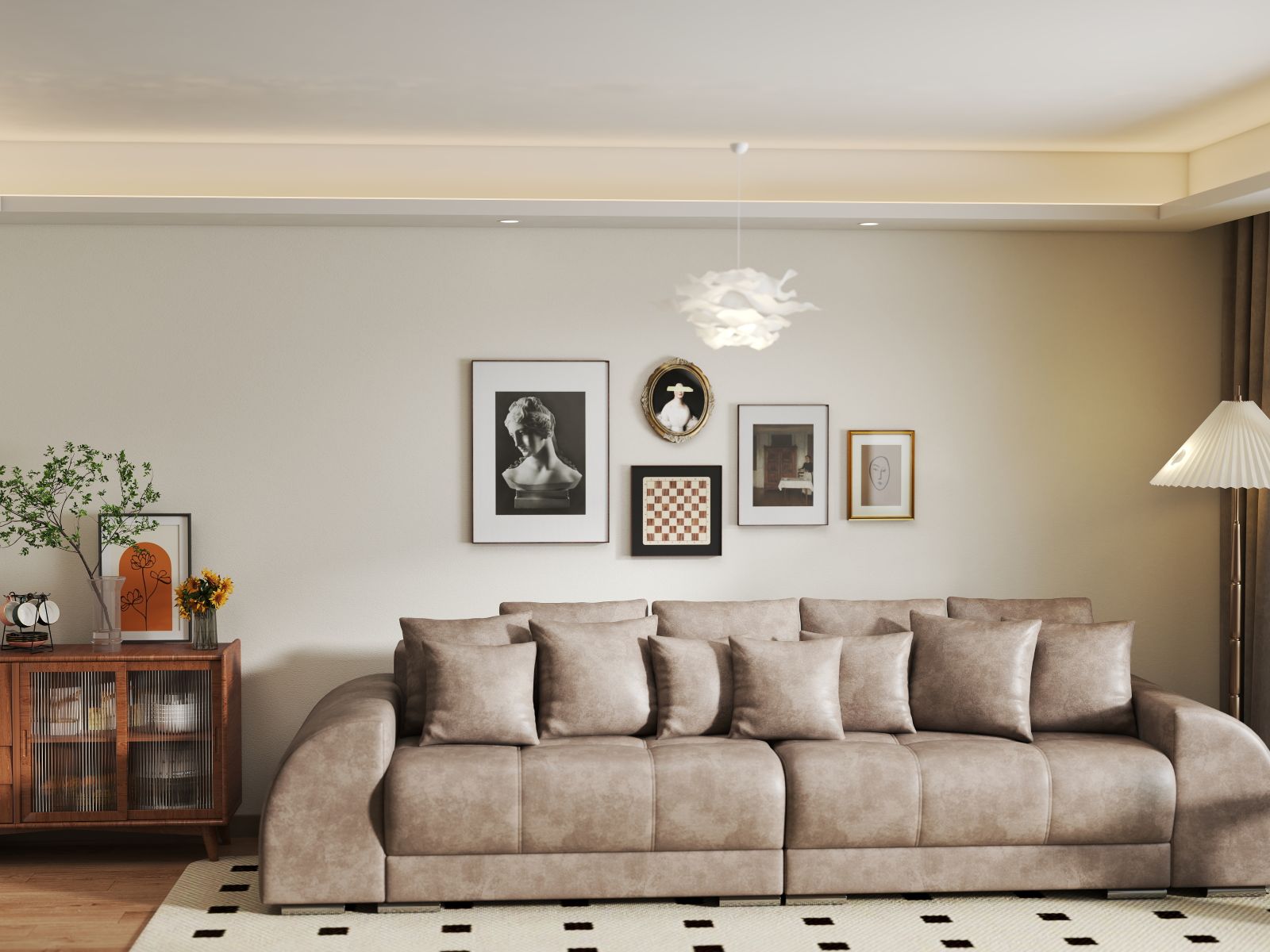 Canapea extensibilă dumonde cu 2 lăzi de depozitare si sezut confortabil din spuma high-density, Verona Tobago Silver 310x100 cm