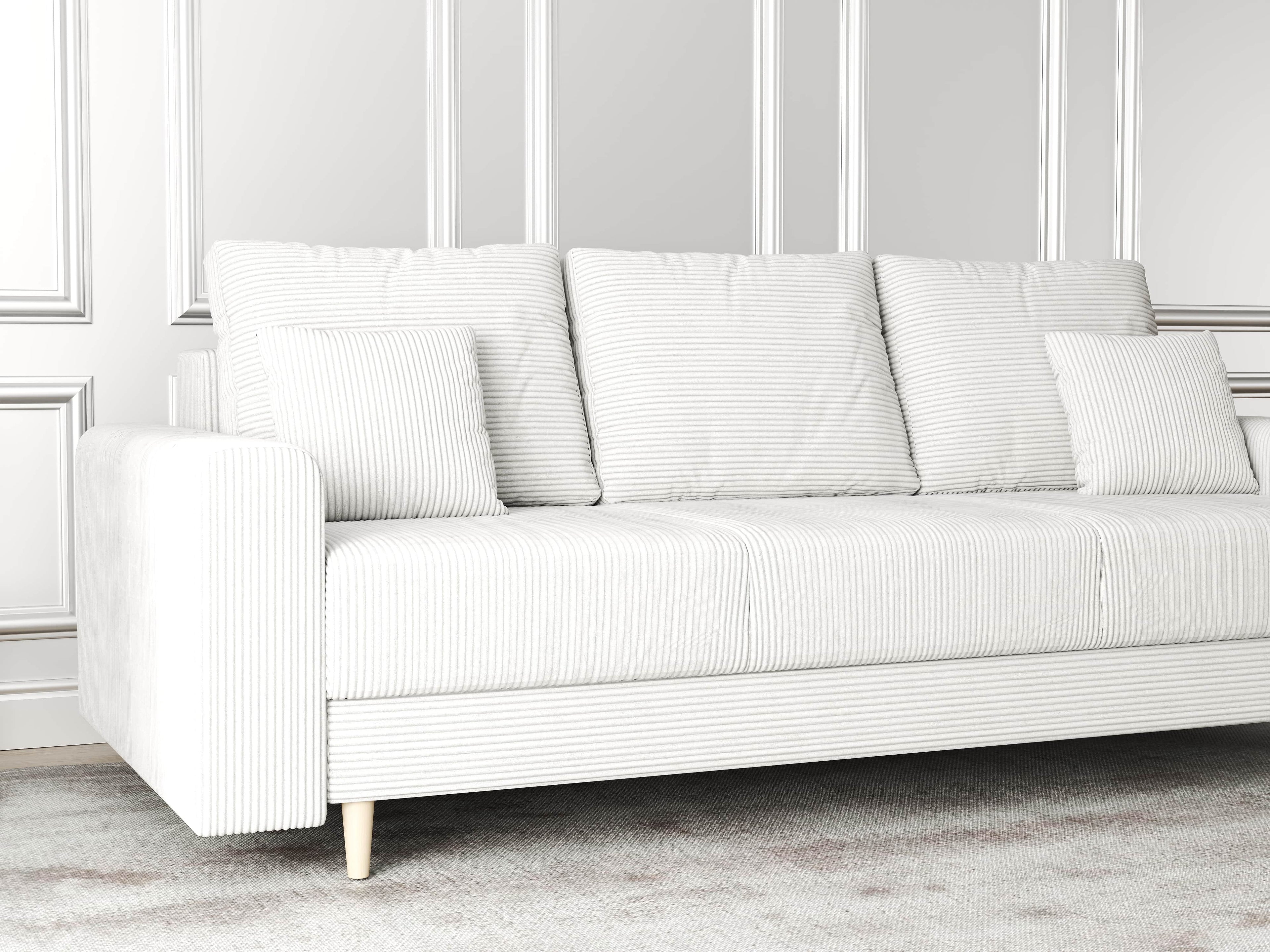 Canapea extensibilă dumonde cu ladă de depozitare si sezut confortabil din spuma high-density, Kronos Zoom Gri 210x100 cm