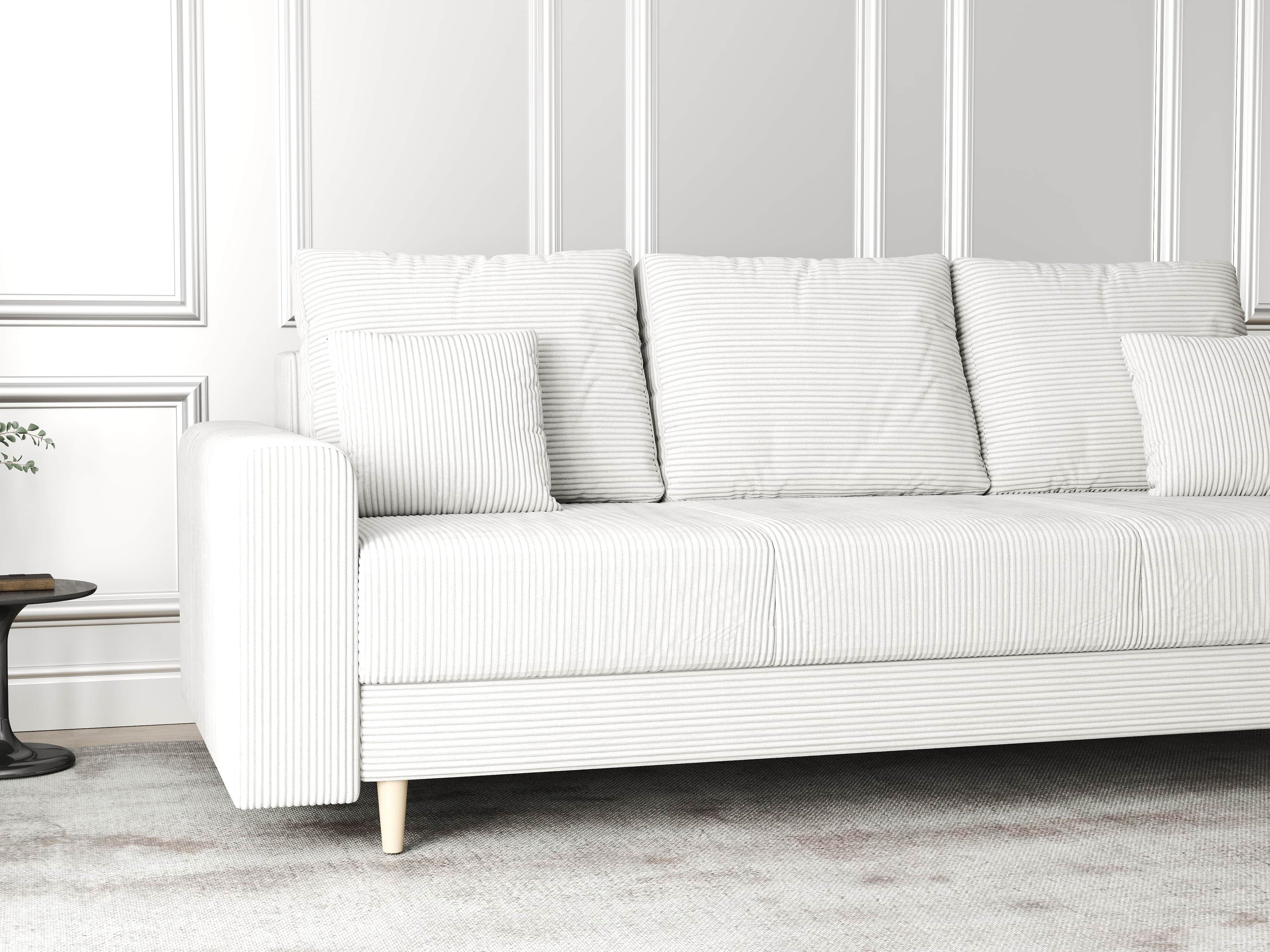Canapea extensibilă dumonde cu ladă de depozitare si sezut confortabil din spuma high-density, Kronos Zoom Gri 210x100 cm