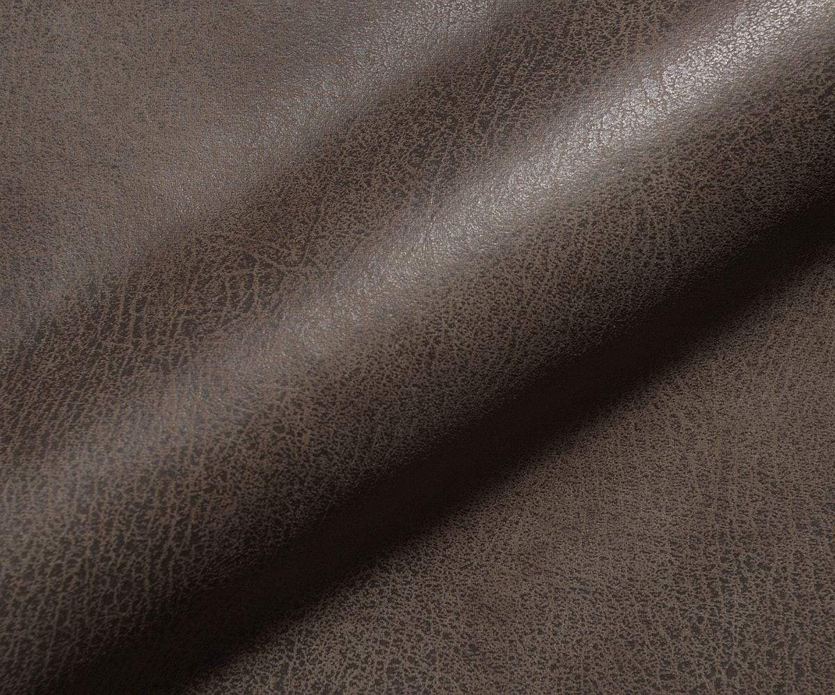 Canapea extensibilă dumonde cu ladă de depozitare si sezut confortabil din spuma high-density, Marbela Tobago Brown XXL 295x100 cm cu taburet inclus