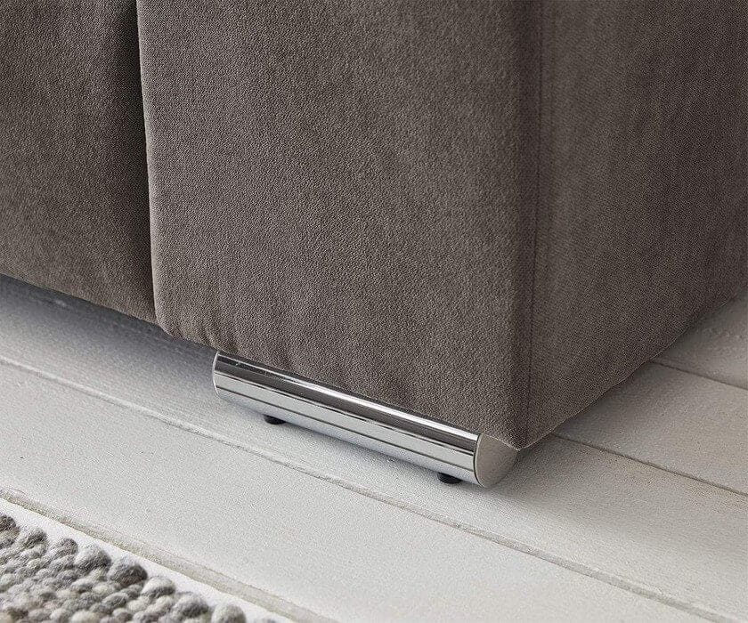 Canapea extensibilă dumonde cu ladă de depozitare si sezut confortabil din spuma high-density, Marbela Enjoy Kaki XXL 295x100 cm