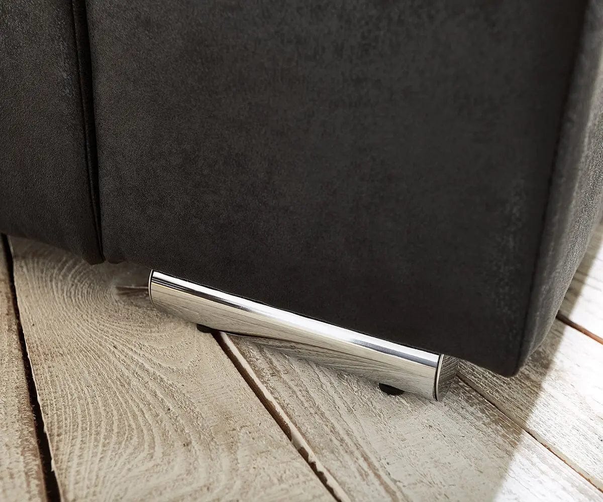 Canapea extensibilă dumonde cu ladă de depozitare si sezut confortabil din spuma high-density, Marbela Madagaskar Grey XXL 295x100 cm