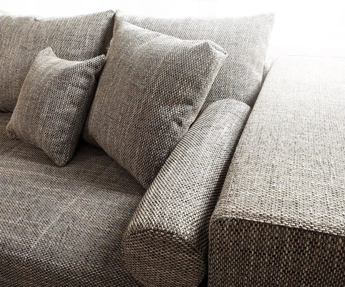 Canapea extensibilă dumonde cu ladă de depozitare si sezut confortabil din spuma high-density, Marbela Magma Grey XXL 295x100 cm