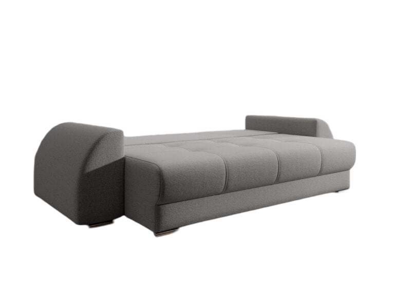 Canapea extensibilă dumonde cu ladă de depozitare si sezut confortabil din spuma high-density, Verona New Grey 260x100 cm