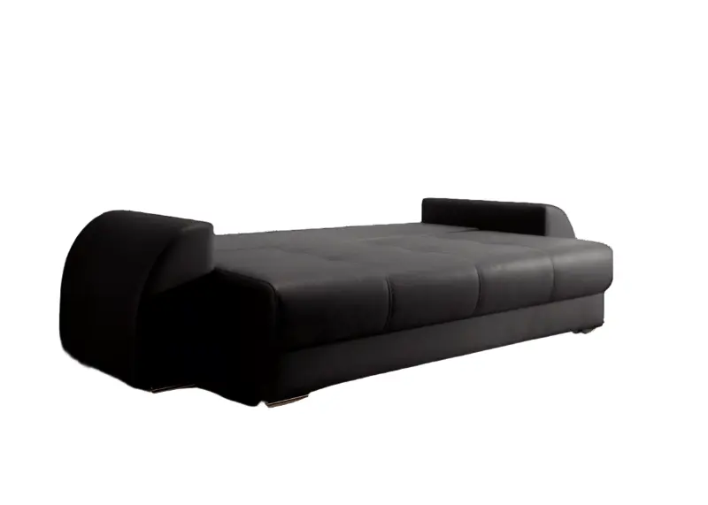 Canapea extensibilă dumonde cu ladă de depozitare si sezut confortabil din spuma high-density, Verona Antracit 260x100 cm