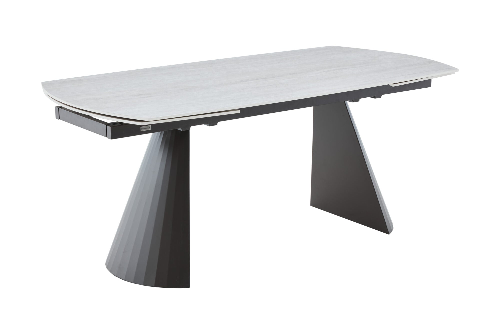 Set masa extensibila dumonde Oslo 180-260x90 cm + 6 scaune Noble 59x65 cm