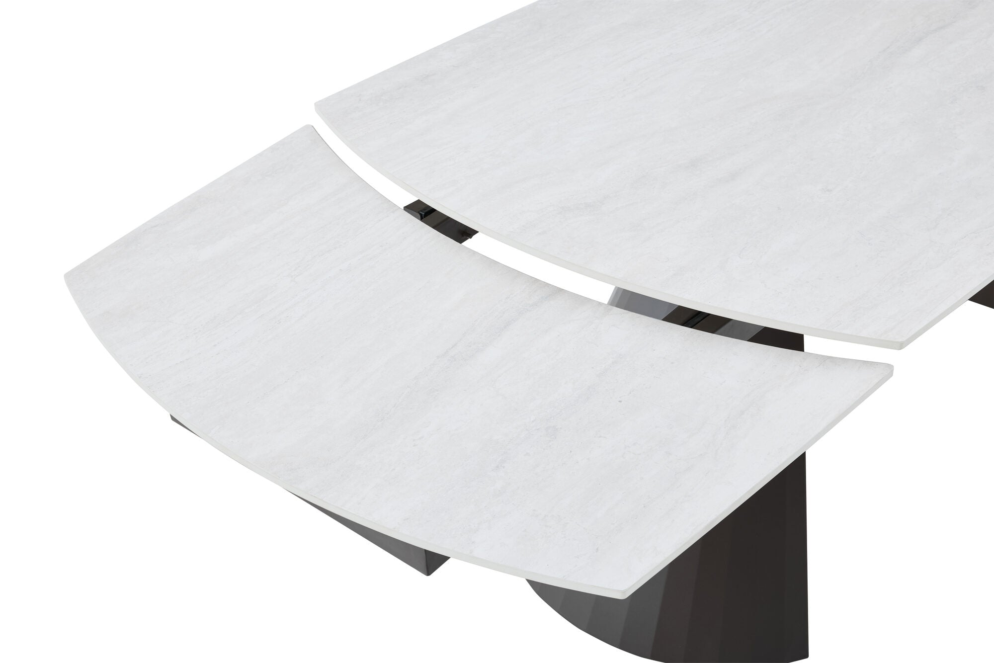 Set masa extensibila dumonde Oslo 180-260x90 cm + 6 scaune Noble 59x65 cm