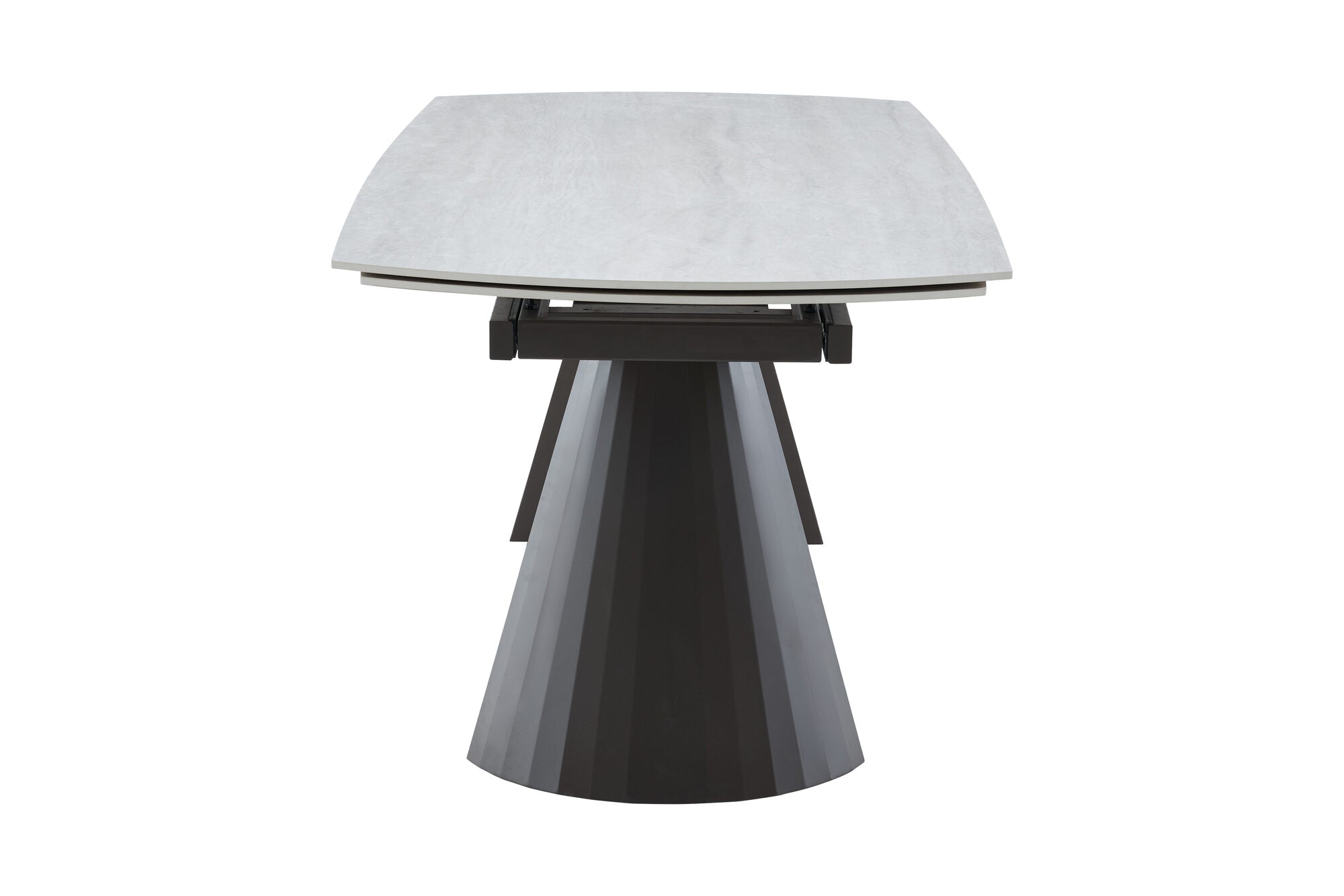 Set masa extensibila dumonde Oslo 180-260x90 cm + 6 scaune Noble 59x65 cm