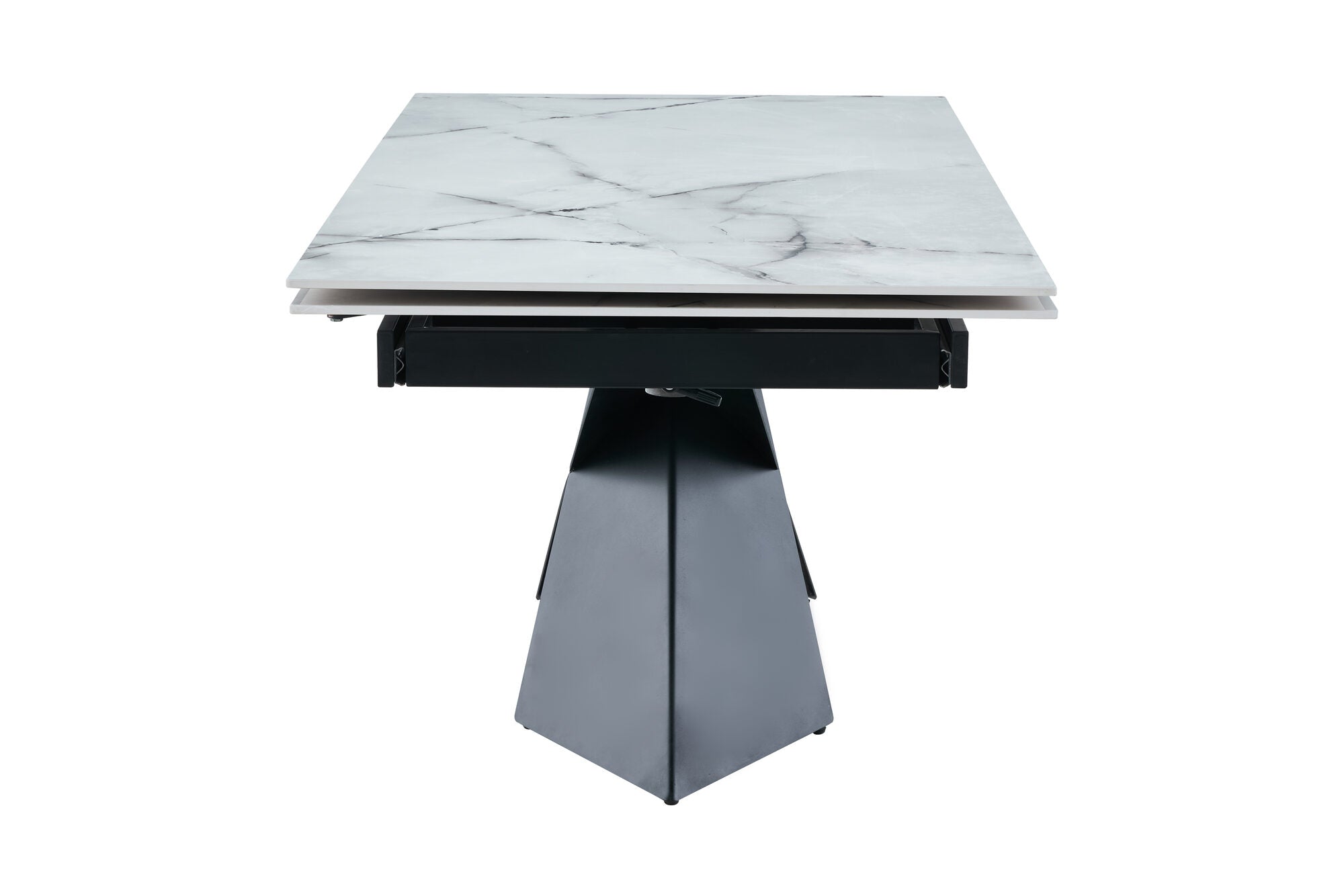 Set masa extensibila dumonde Noema 160-220x90 cm + 6 scaune Flow 59x64 cm