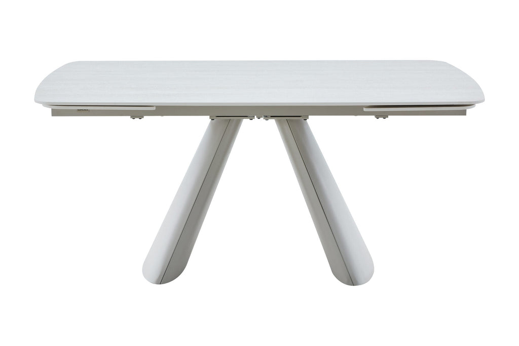 Masa extensibila dumonde cu picioare metalice si blat ceramic Riviera 165-240x90 cm