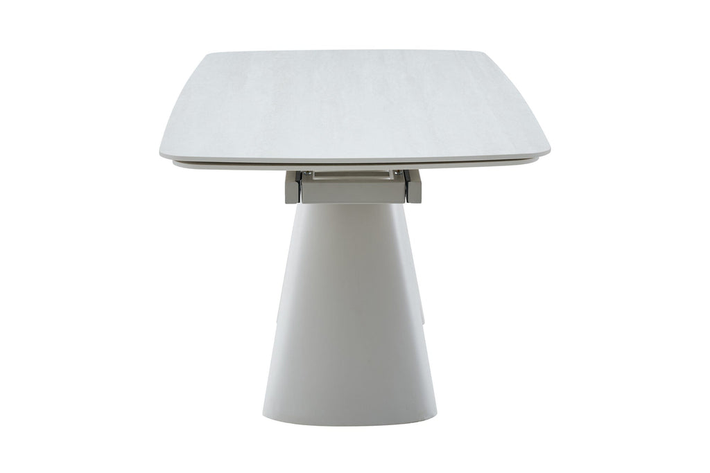 Masa extensibila dumonde cu picioare metalice si blat ceramic Riviera 165-240x90 cm