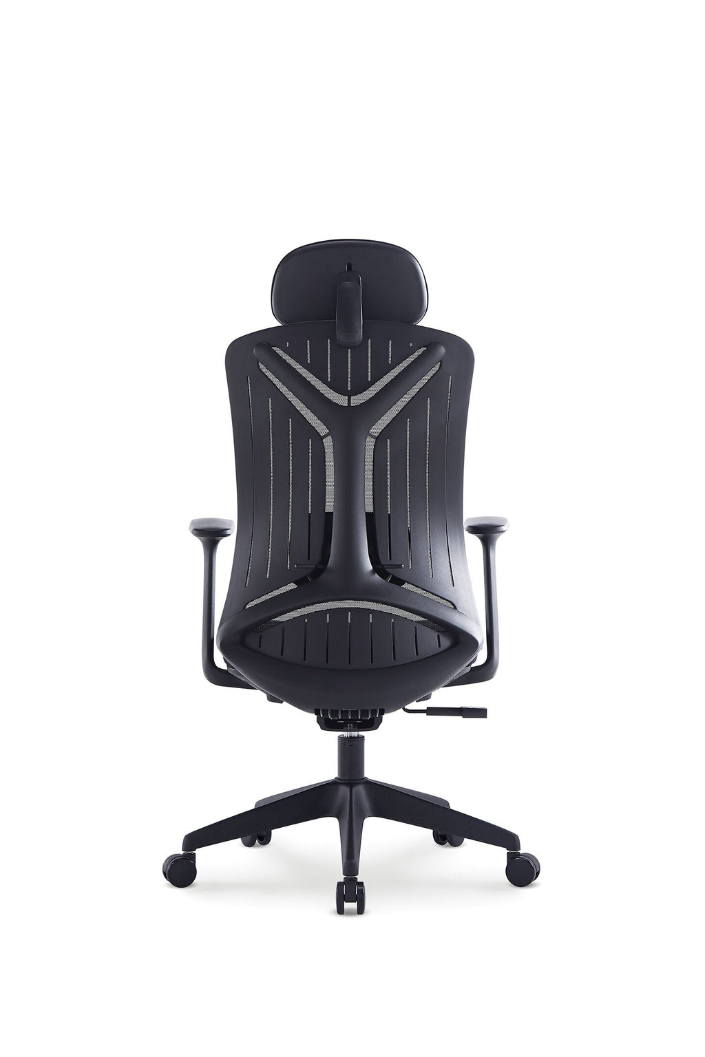 Scaun ergonomic profesional Core dumonde cu tetiera reglabila, mecanism multifunctional inclinare/blocare, cotiere ultra moi, MESH, negru