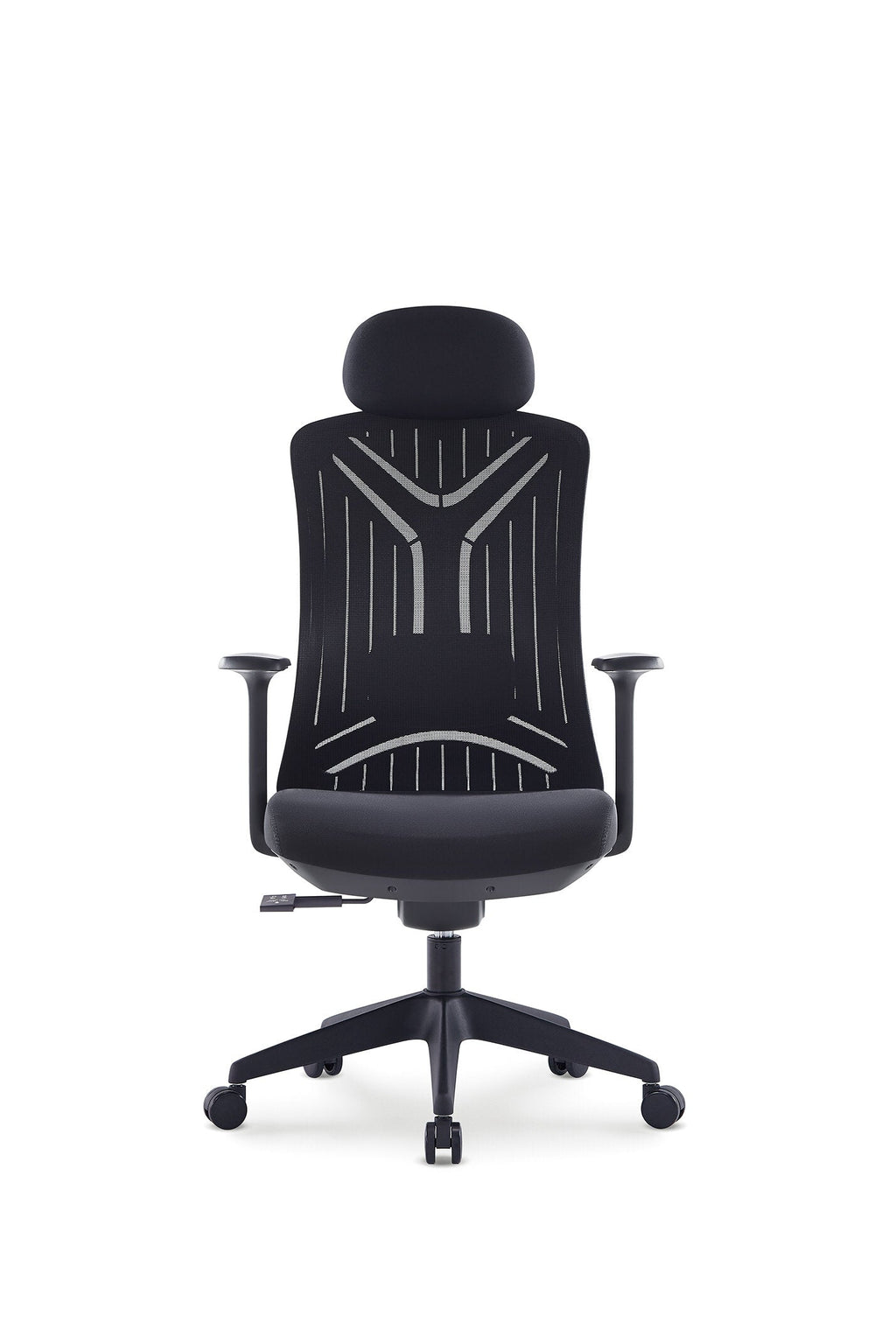Scaun ergonomic profesional Core dumonde cu tetiera reglabila, mecanism multifunctional inclinare/blocare, cotiere ultra moi, MESH, negru