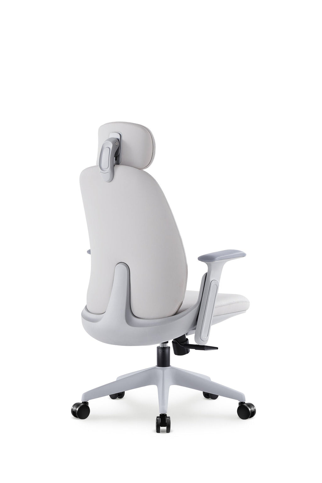 Scaun ergonomic profesional Zenith dumonde cu tetiera reglabila 2D, cotiere 2D ultra moi, mecanism multifunctional inclinare/blocare, suport picoare, gri