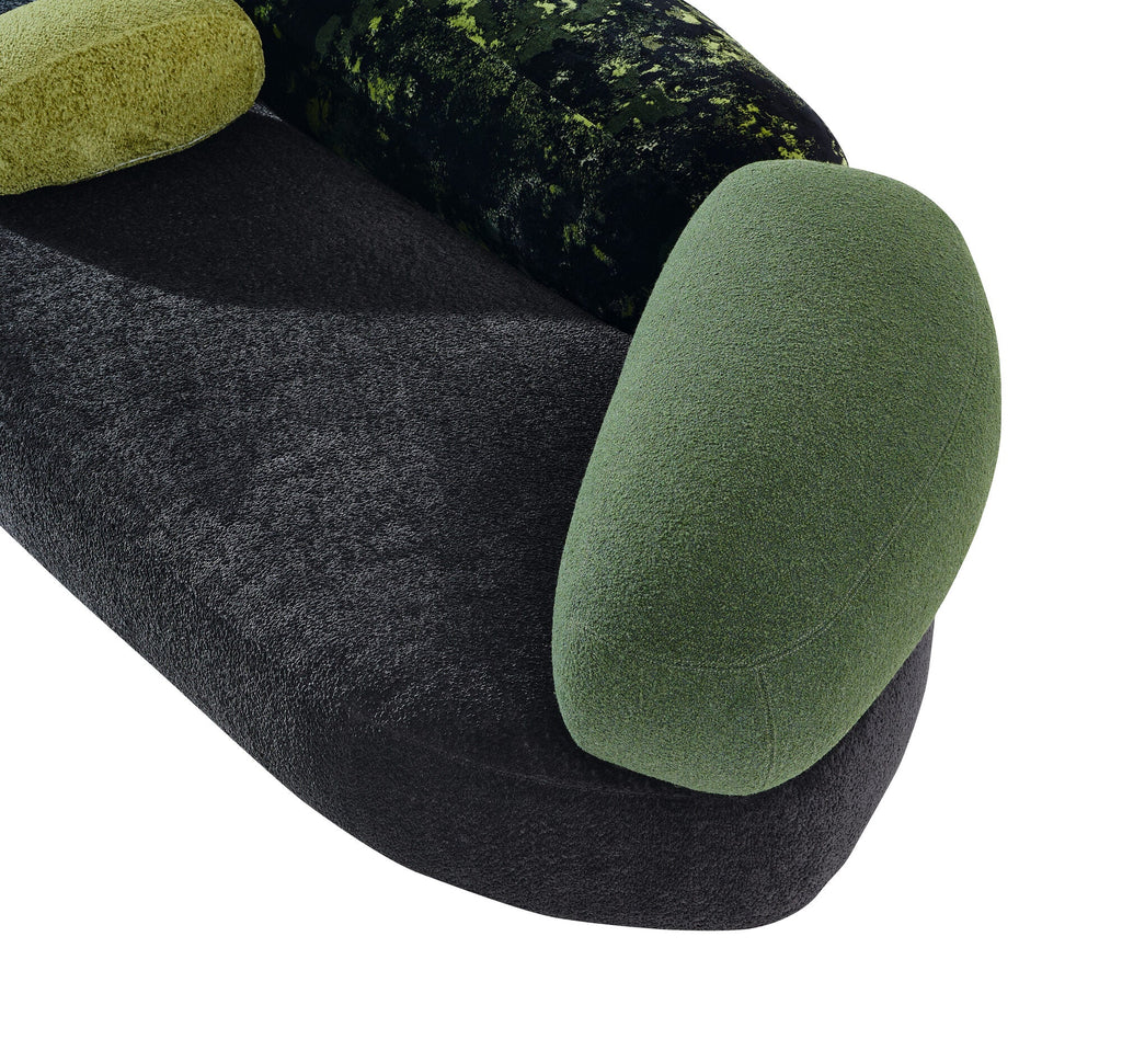 Set canapea dumonde + 2 fotolii cu sezut confortabil din spuma high-density Serene 220x 134 cm