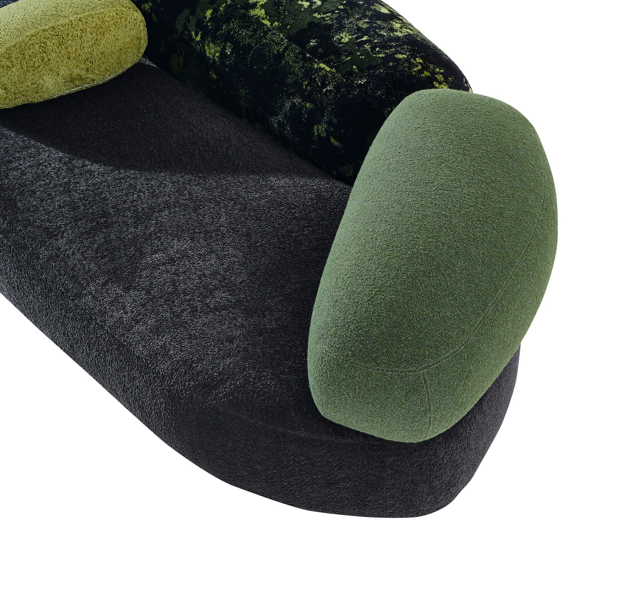 Set canapea dumonde + 2 fotolii cu sezut confortabil din spuma high-density Serene 220x 134 cm