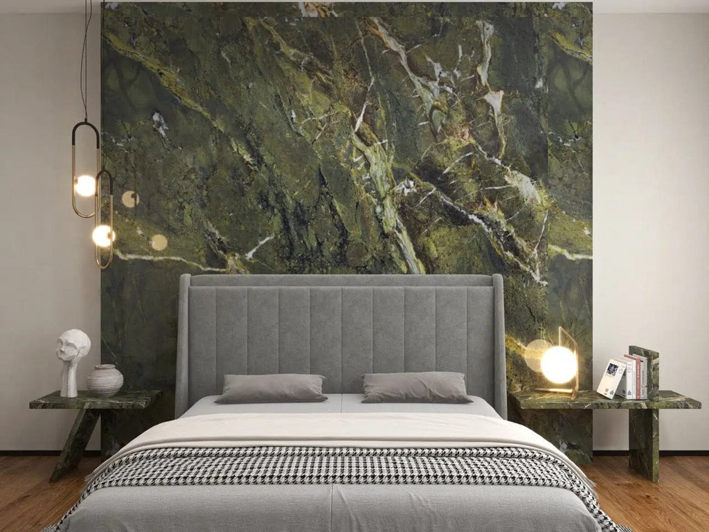Pat dormitor dumonde, tapitat gri, Montreal 160x200 cm, somiera rabatabila inclusa, spatiu depozitare