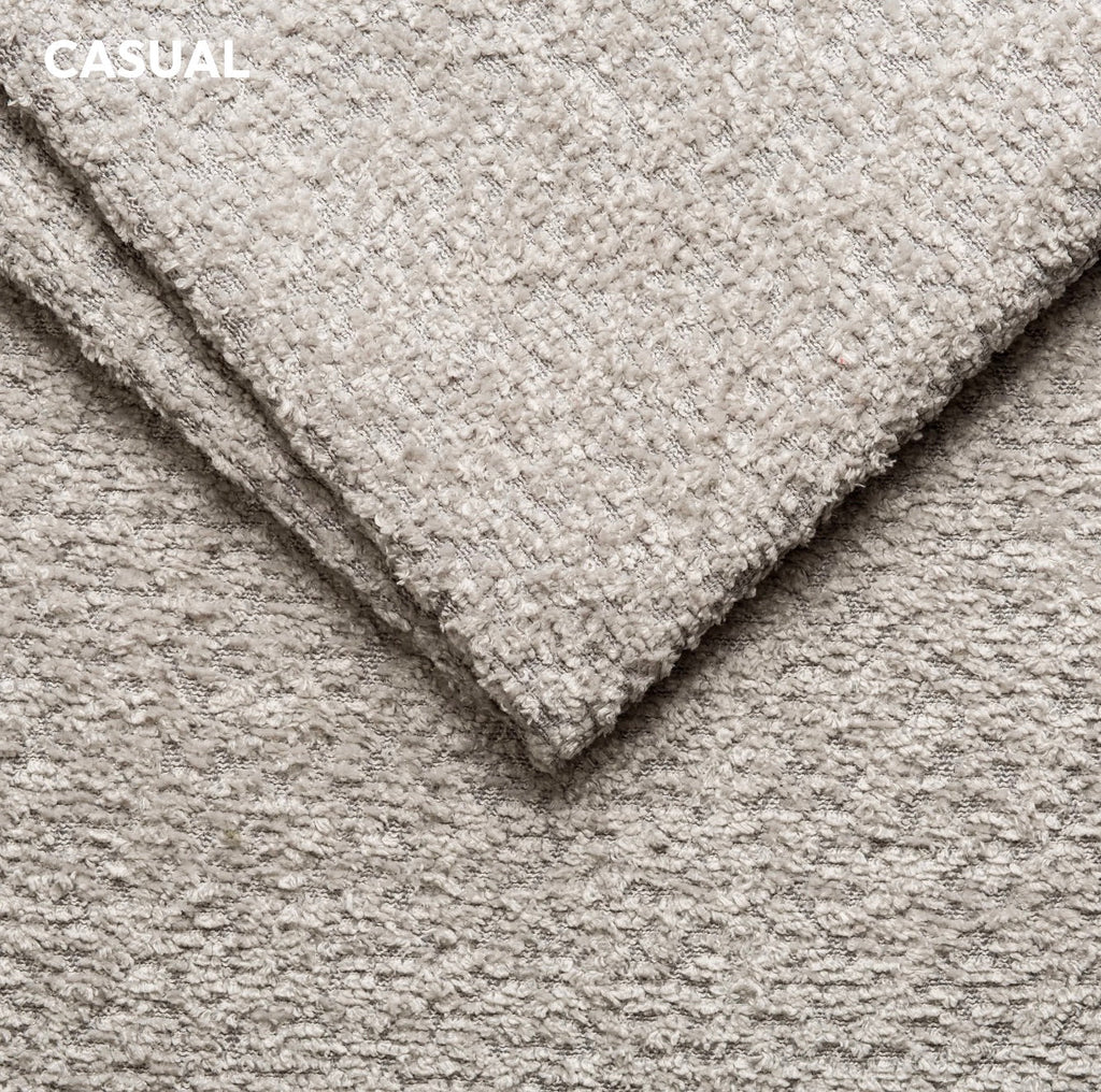 Colțar extensibil dumonde cu ladă de depozitare si sezut confortabil din spuma high-density, Loana Arena Gri 270x185 cm