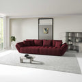 Canapea extensibilă dumonde cu ladă de depozitare si sezut confortabil din spuma high-density, Berlin Enjoy Red 300x100 cm