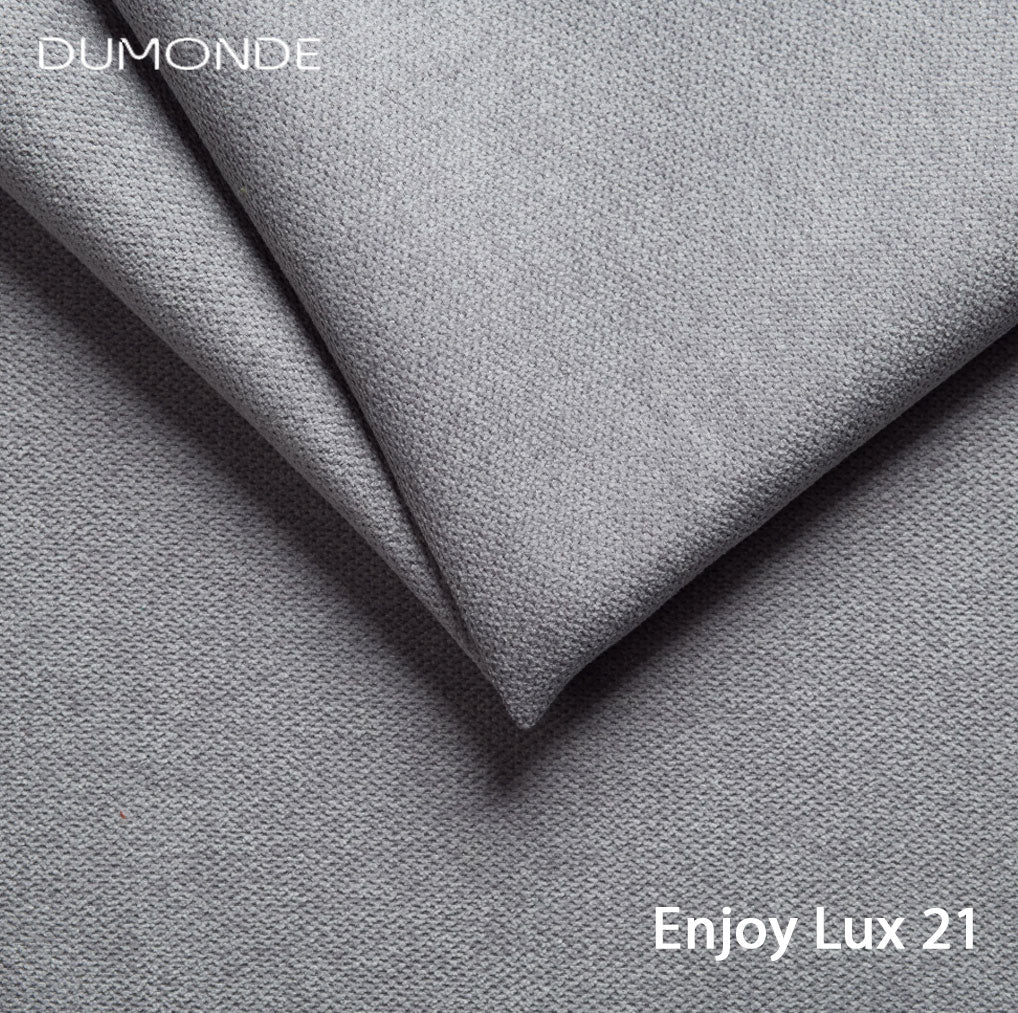 Colțar extensibil dumonde cu ladă de depozitare si sezut confortabil din spuma high-density, Loana Enjoy Grey 270x185 cm