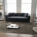 Canapea extensibilă dumonde cu ladă de depozitare si sezut confortabil din spuma high-density, Gloria Ambience Grey 240x100 cm