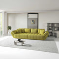 Canapea extensibilă dumonde cu ladă de depozitare si sezut confortabil din spuma high-density, Berlin Enjoy Green 300x100 cm