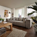 Canapea extensibilă dumonde cu ladă de depozitare si sezut confortabil din spuma high-density, Marbela Magma Grey XXL 295x100 cm