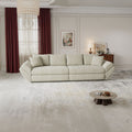 Canapea extensibilă dumonde cu ladă de depozitare si sezut confortabil din spuma high-density, Loana Tilia Bej 300x100 cm