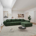Colțar extensibil dumonde cu ladă de depozitare si sezut confortabil din spuma high-density, Loana XL Tilia Verde II 335x185 cm