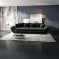 Canapea extensibilă dumonde cu ladă de depozitare si sezut confortabil din spuma high-density, Loana Ambience Verde 300x100 cm