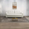 Canapea extensibilă dumonde cu ladă de depozitare si sezut confortabil din spuma high-density, Summer Ambience Ivory 225x100 cm